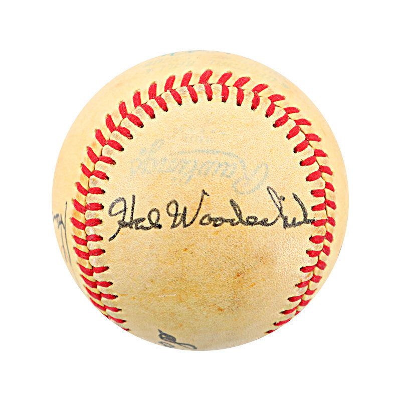 Mickey Mantle Multi Signed Autographed Historic HR Pitchers OAL Ball (JSA LOA)