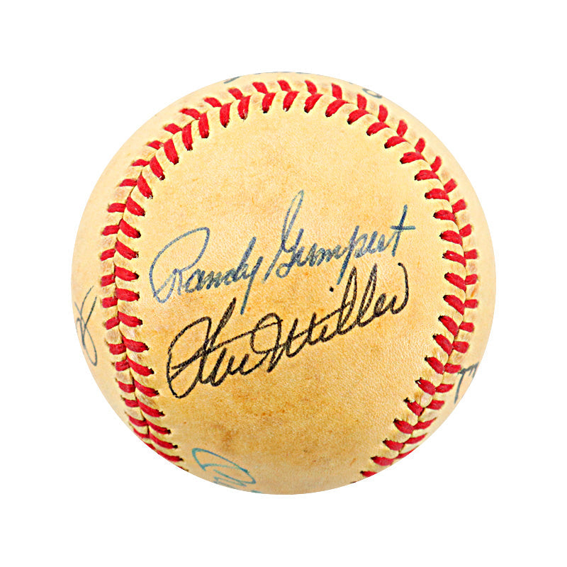 Mickey Mantle Multi Signed Autographed Historic HR Pitchers OAL Ball (JSA LOA)