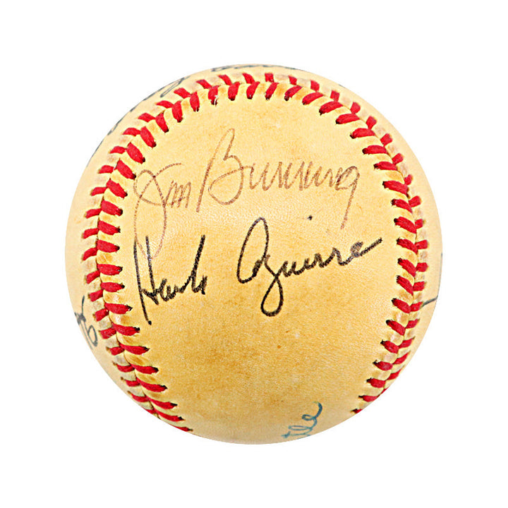 Mickey Mantle Multi Signed Autographed Historic HR Pitchers OAL Ball (JSA LOA)