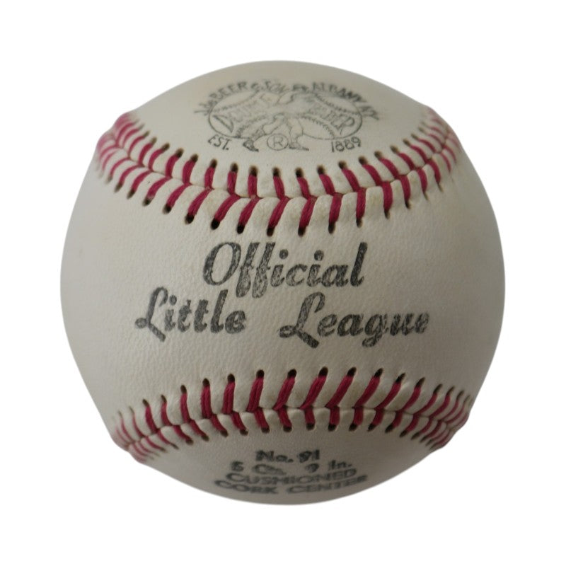 Casey Stengel New York Yankees Autographed Inscribed Official Little League Baseball PSA LOA