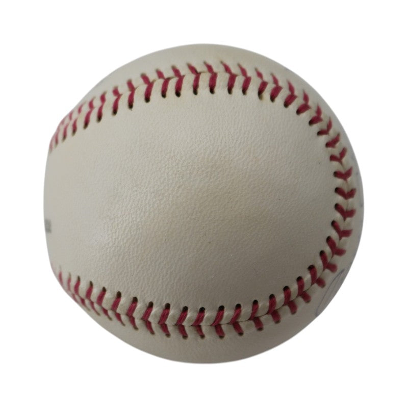 Casey Stengel New York Yankees Autographed Inscribed Official Little League Baseball PSA LOA