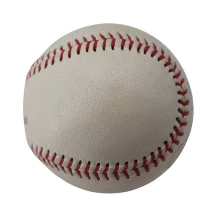 Casey Stengel New York Yankees Autographed Inscribed Official Little League Baseball PSA LOA
