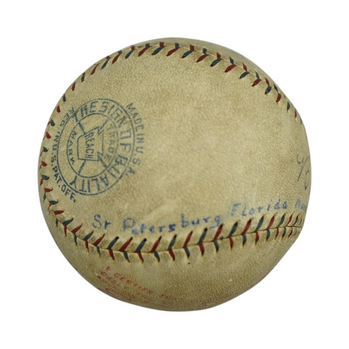 Babe Ruth New York Yankees Autographed OAL Baseball PSA LOA