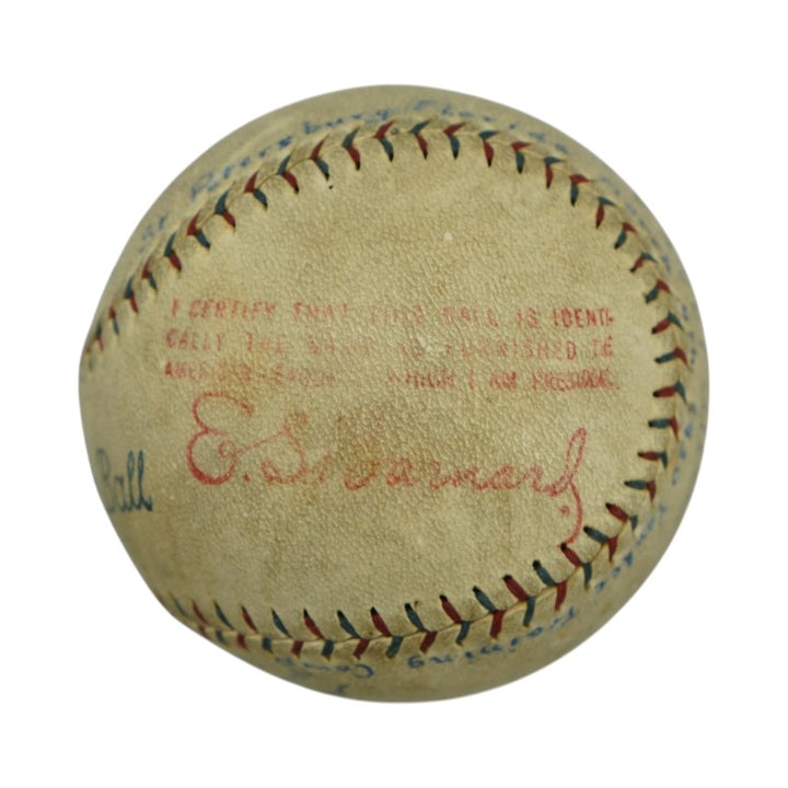 Babe Ruth New York Yankees Autographed OAL Baseball PSA LOA