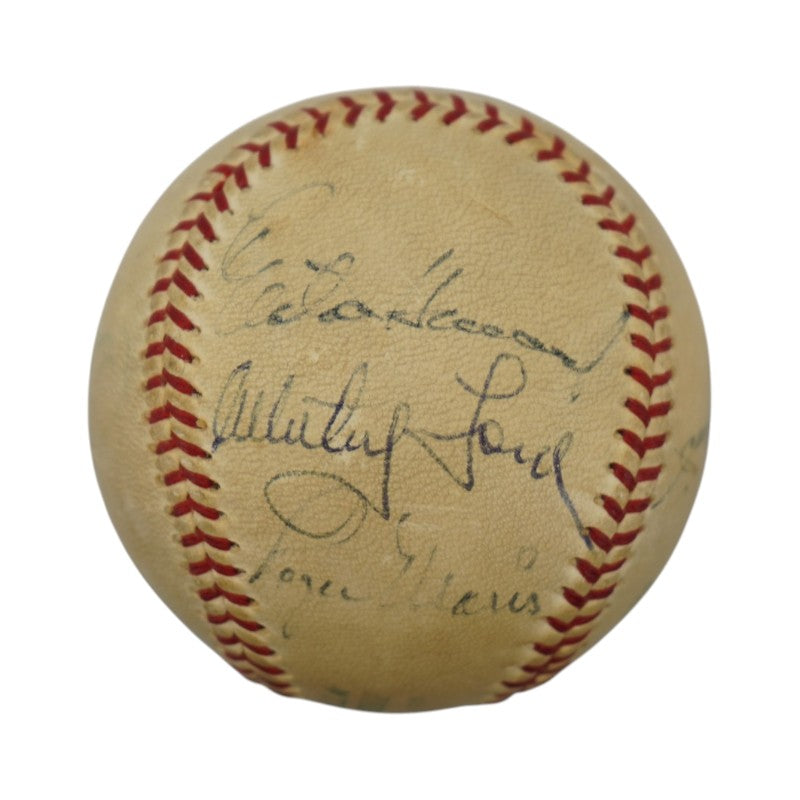 1970 New York Yankees Greats Jackson, Ford, Rizzuto Signed OAL Ball (JSA LOA)
