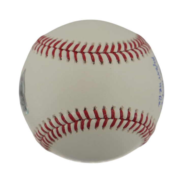 Aaron Judge Yankees Autographed Signed Inscribed 62 HR Logo Baseball LE 32/99 MLB/Fanatics Auth