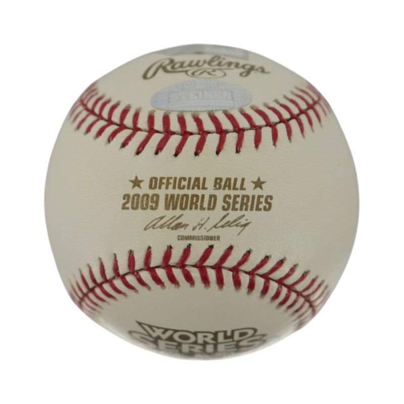 AJ Burnett New York Yankees Autographed Signed 2009 WS Baseball (Steiner/Fanatics)