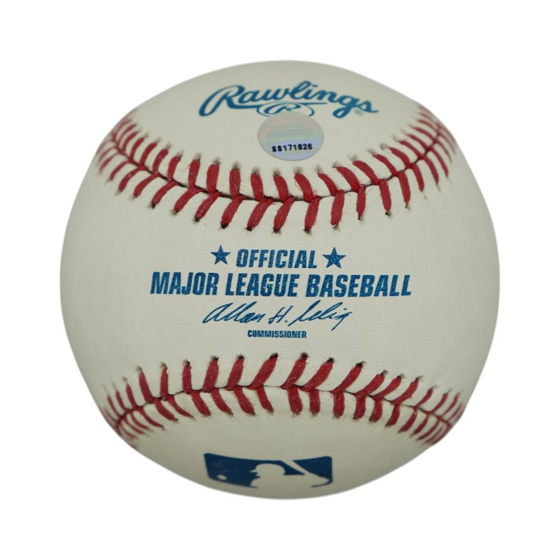 Andy Pettitte New York Yankees Autographed Stat Inscribed OMLB Baseball LE 13/46 Steiner COA