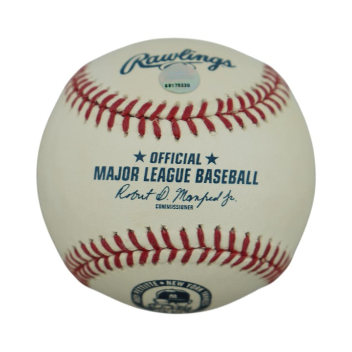 Andy Pettitte New York Yankees Autographed Signed Triple Inscribed Logo Baseball (Steiner COA)