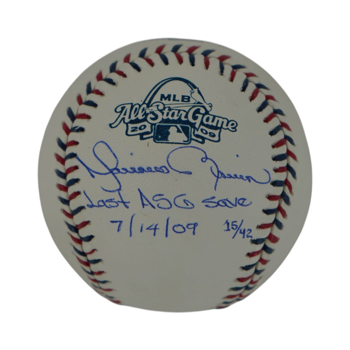 Mariano Rivera NY Yankees Signed Inscribed 2009 All-Star Ball LE 15/42 Steiner COA