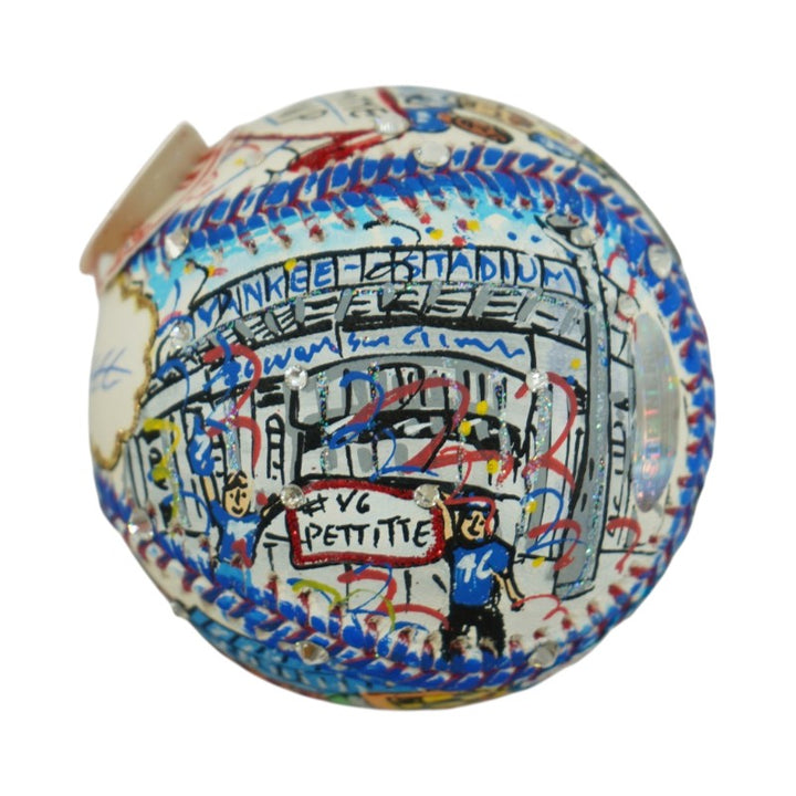 Andy Pettitte New York Yankees Autographed Fazzino Pop Art Baseball Steiner COA