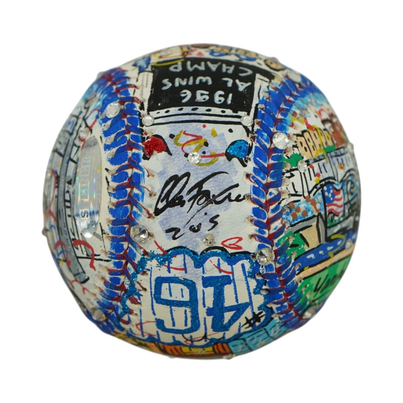 Andy Pettitte New York Yankees Autographed Fazzino Pop Art Baseball Steiner COA