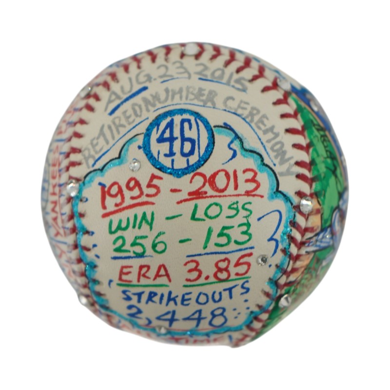 Andy Pettitte New York Yankees Autographed Fazzino Pop Art Baseball LE 9/15 Steiner COA