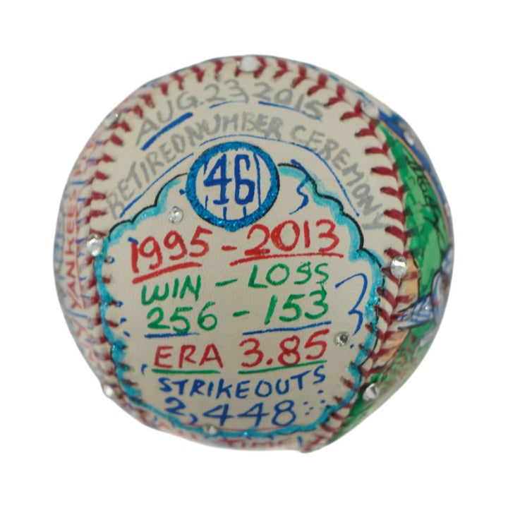 Andy Pettitte New York Yankees Autographed Fazzino Pop Art Baseball LE 9/15 Steiner COA