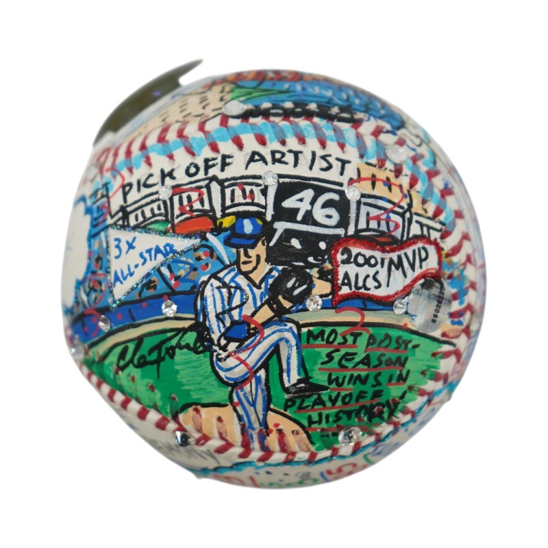 Andy Pettitte New York Yankees Autographed Fazzino Pop Art Baseball LE 6/15 Steiner COA