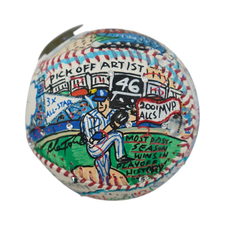 Andy Pettitte New York Yankees Autographed Fazzino Pop Art Baseball LE 6/15 Steiner COA