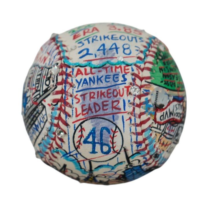 Andy Pettitte New York Yankees Autographed Fazzino Pop Art Baseball LE 6/15 Steiner COA