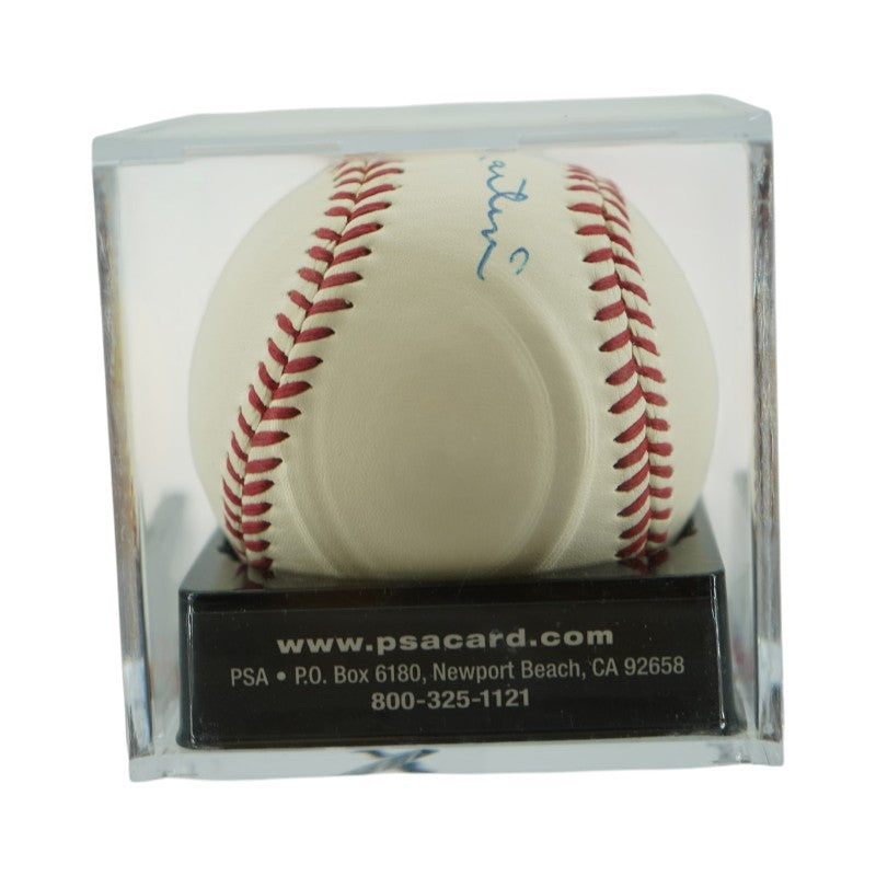 Billy Martin New York Yankees Autographed Signed Graded 9.5 Baseball (PSA)