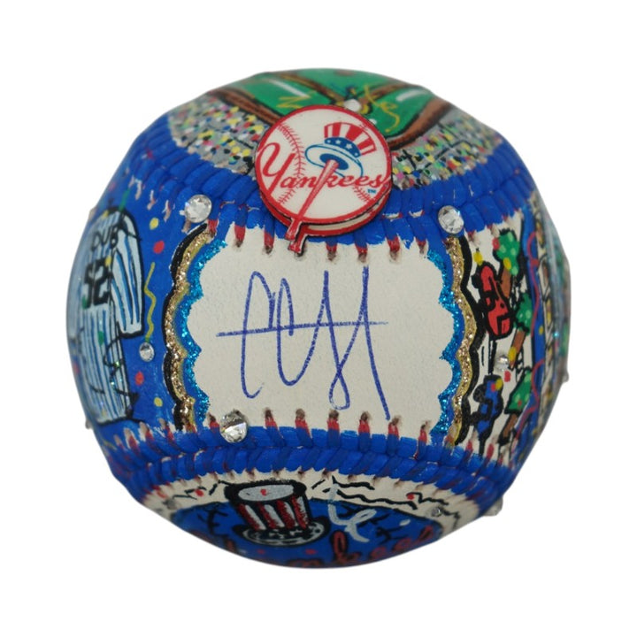 CC Sabathia New York Yankees Autographed Signed Fazzino Pop Art Baseball (Fanatics)