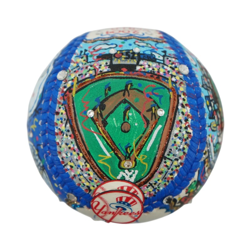 CC Sabathia New York Yankees Autographed Signed Fazzino Pop Art Baseball (Fanatics)