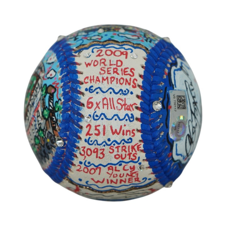 CC Sabathia New York Yankees Autographed Signed Fazzino Pop Art Baseball (Fanatics)