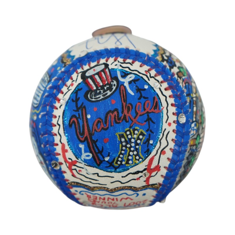 CC Sabathia New York Yankees Autographed Signed Fazzino Pop Art Baseball (Fanatics)