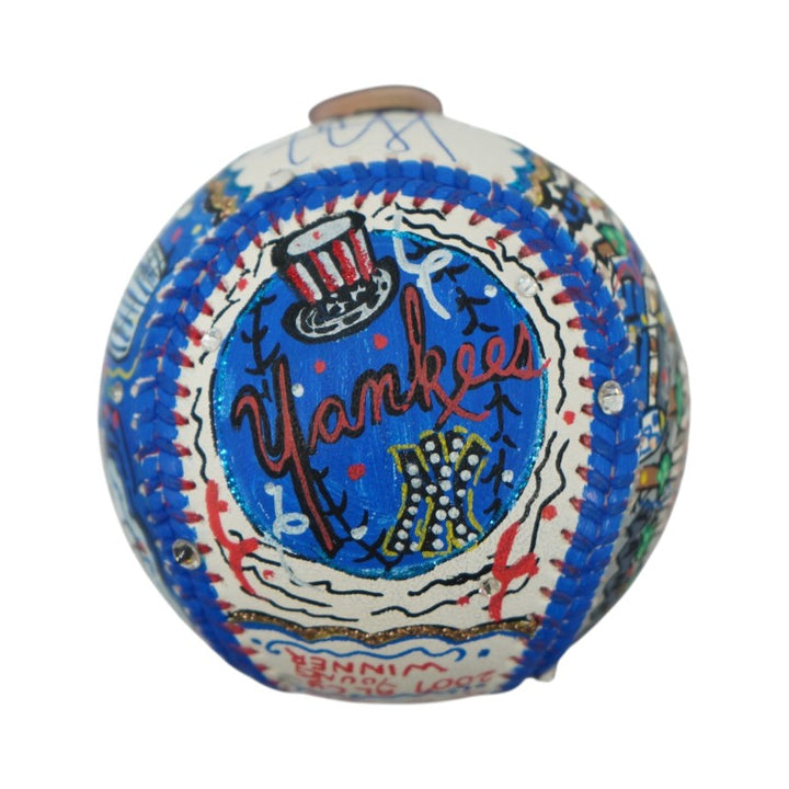 CC Sabathia New York Yankees Autographed Signed Fazzino Pop Art Baseball (Fanatics)