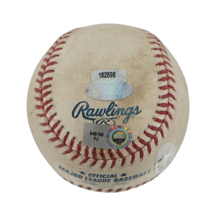 Derek Jeter New York Yankees Autographed GU 3k Hit Marked Baseball (MLB/JSA)