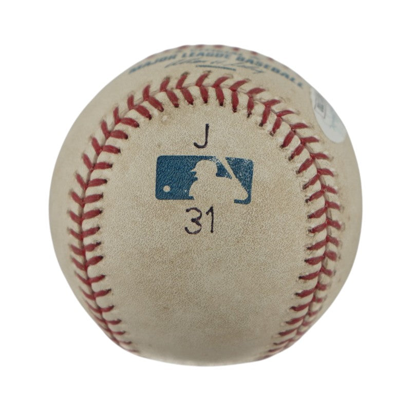 Derek Jeter New York Yankees Autographed GU 3k Hit Marked Baseball (MLB/JSA)