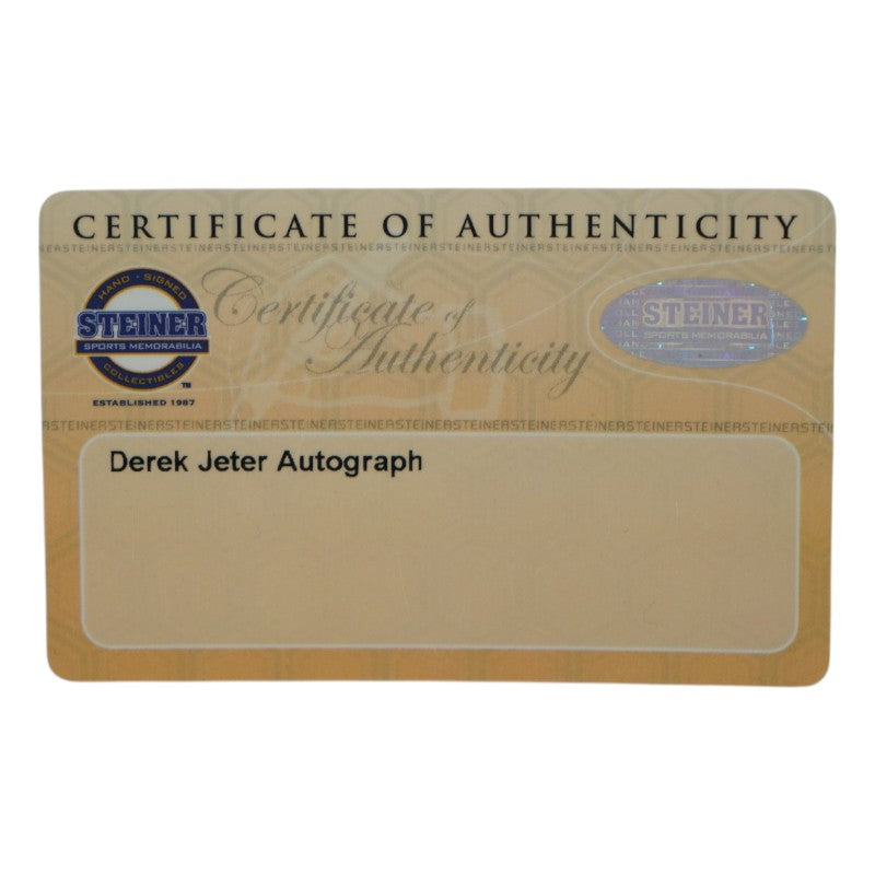 Derek Jeter New York Yankees Autographed Signed Game Used #2 Logo Baseball (MLB/JSA)