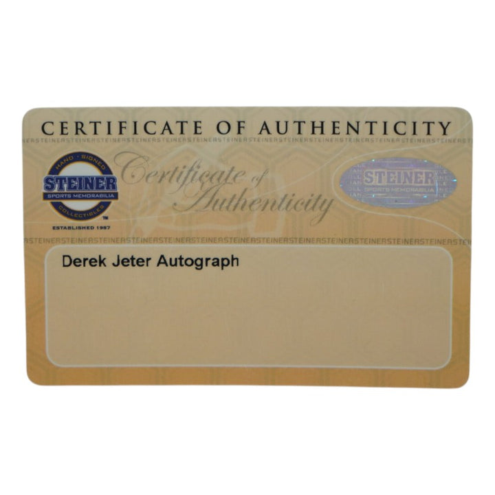 Derek Jeter New York Yankees Autographed Signed Game Used #2 Logo Baseball (MLB/JSA)