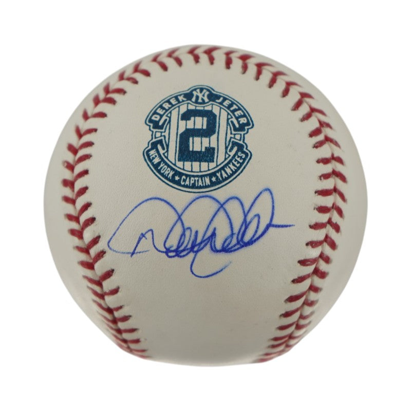Derek Jeter New York Yankees Autographed Signed #2 Logo Baseball MLB/Fanatics Auth