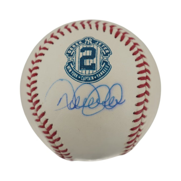 Derek Jeter New York Yankees Autographed Signed #2 Logo Baseball MLB/Steiner COA