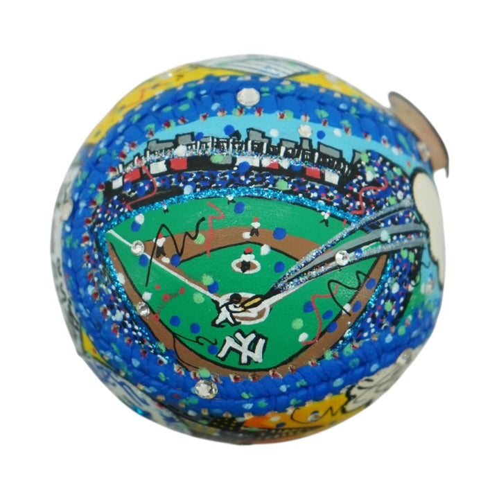 Derek Jeter New York Yankees Autographed Signed Inscribed Fazzino Art Baseball (Fanatics)