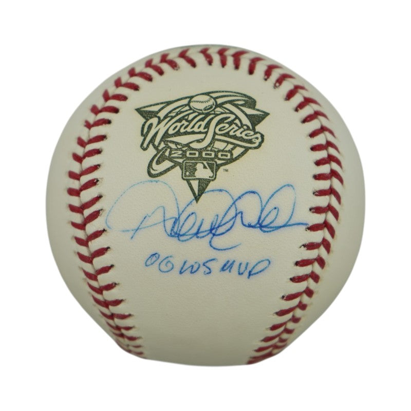 Derek Jeter New York Yankees Signed Inscribed 2000 WS Baseball (Steiner COA)