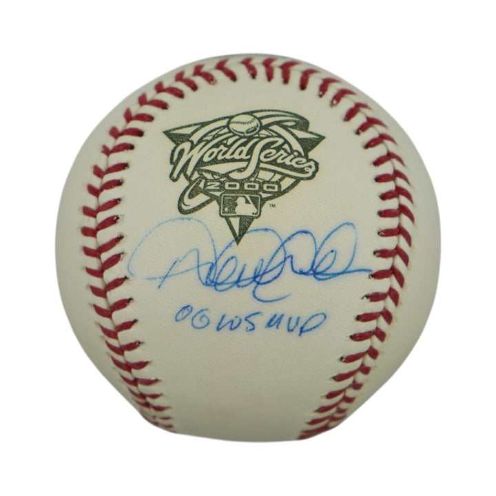 Derek Jeter New York Yankees Signed Inscribed 2000 WS Baseball (Steiner COA)