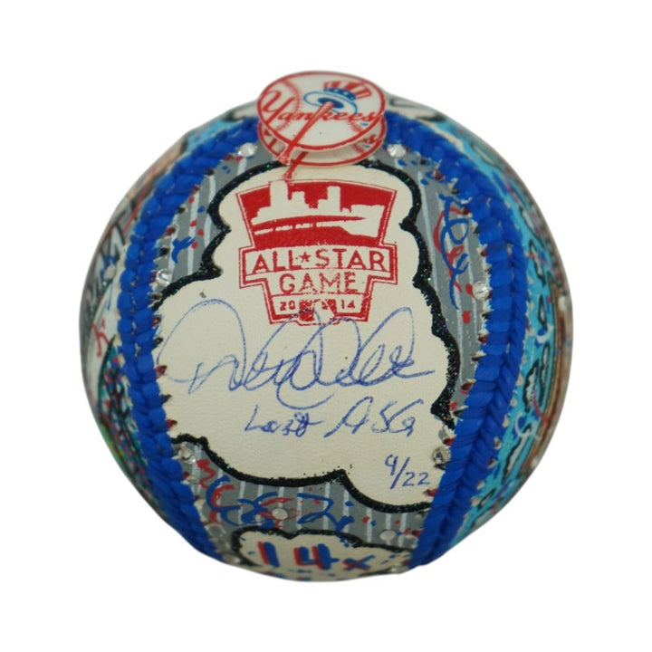 Derek Jeter New York Yankees Signed Inscribed Fazzino Art Baseball Last ASG LE 9/22 (Steiner COA)