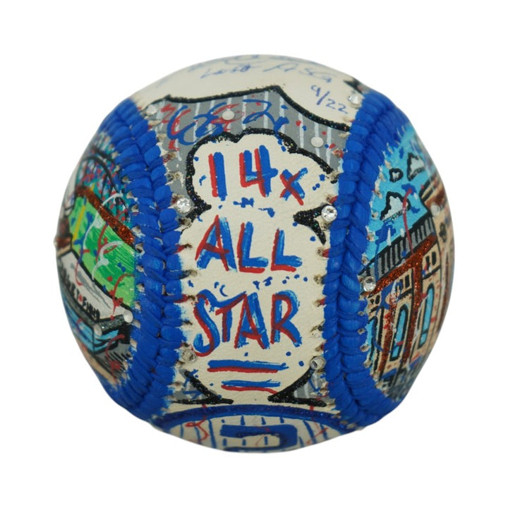 Derek Jeter New York Yankees Signed Inscribed Fazzino Art Baseball Last ASG LE 9/22 (Steiner COA)
