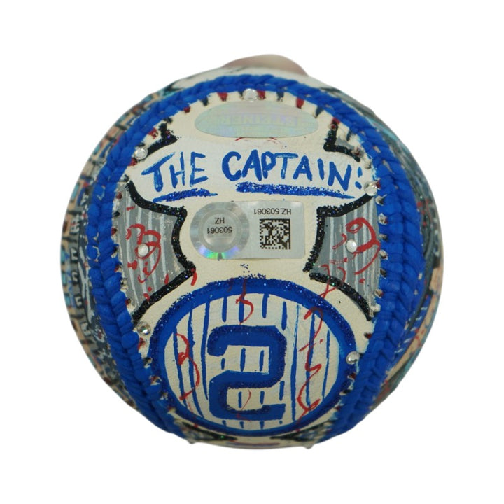 Derek Jeter New York Yankees Signed Inscribed Fazzino Art Baseball Last ASG LE 9/22 (Steiner COA)