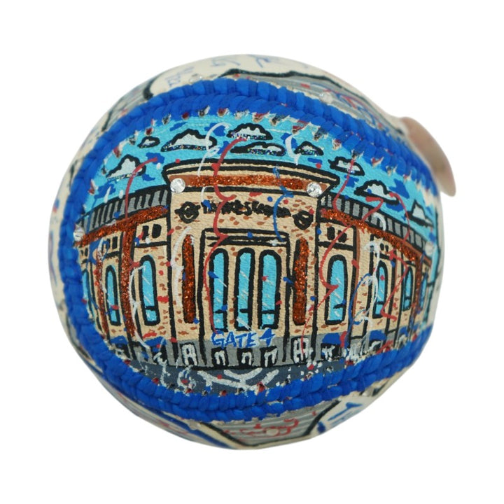 Derek Jeter New York Yankees Signed Inscribed Fazzino Art Baseball Last ASG LE 9/22 (Steiner COA)