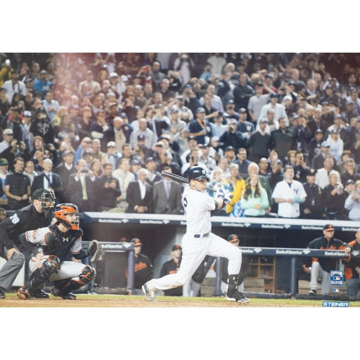 Derek Jeter New York Yankees Autographed Game Used Baseball Shadowbox (Steiner LOA)