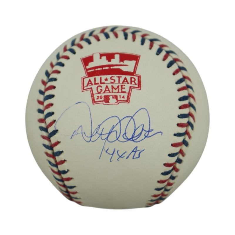 Derek Jeter New York Yankees Signed Inscribed 2014 AS Logo Baseball Steiner COA
