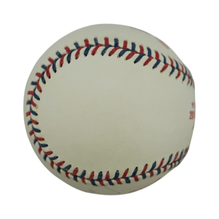 Derek Jeter New York Yankees Signed Inscribed 2014 AS Logo Baseball Steiner COA
