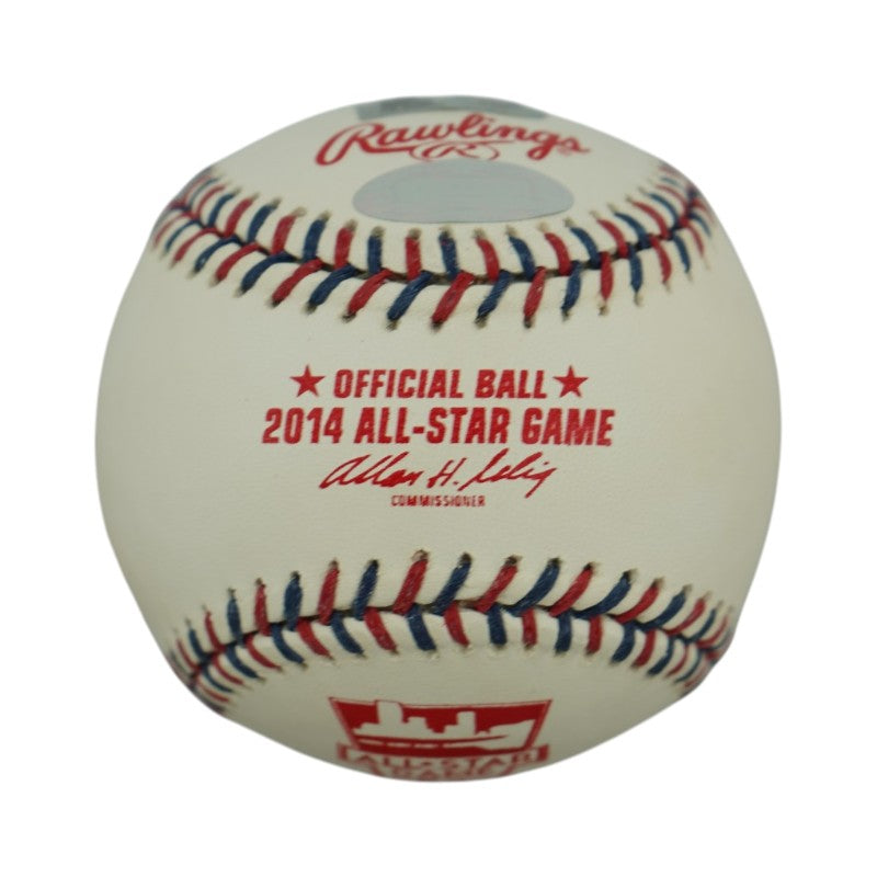 Derek Jeter New York Yankees Signed Inscribed 2014 AS Logo Baseball Steiner COA