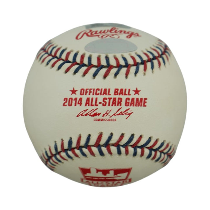 Derek Jeter New York Yankees Signed Inscribed 2014 AS Logo Baseball Steiner COA