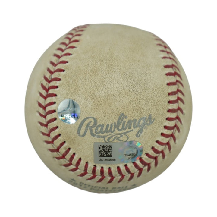 Didi Gregorius New York Yankees Signed Inscribed Game Used 2017 ALDS Baseball (MLB Steiner)