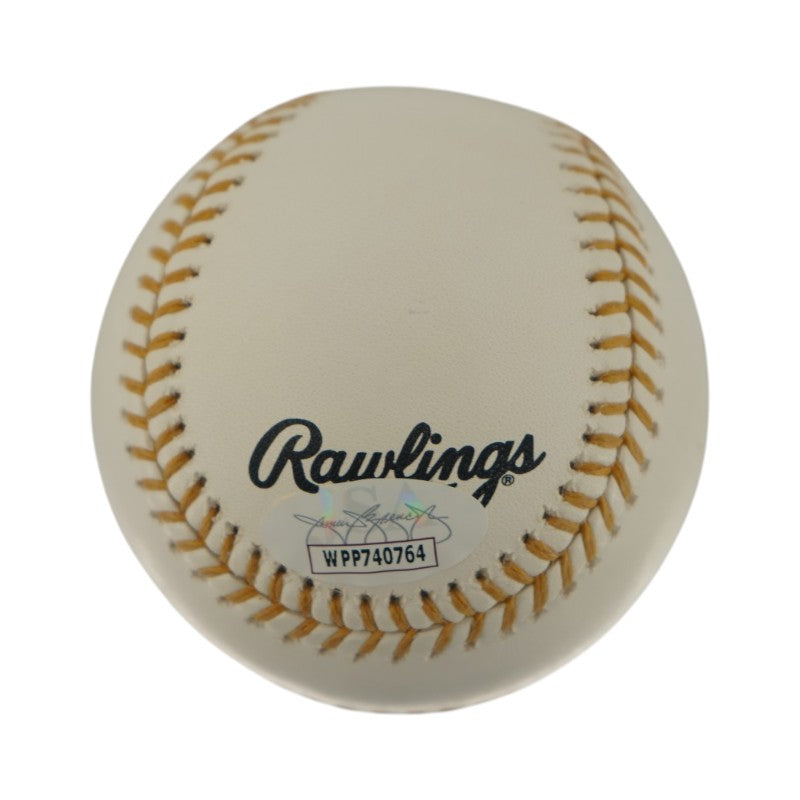 Don Mattingly New York Yankees Autographed Gold Glove Logo Baseball (JSA COA)