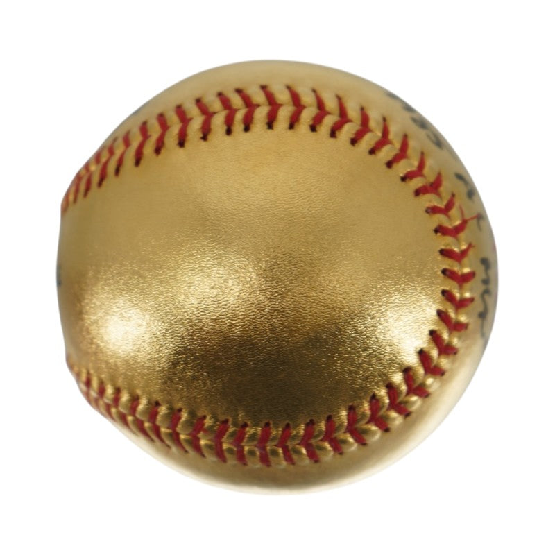 Don Mattingly New York Yankees Autographed Inscribed Gold OMLB Baseball (Fanatics)