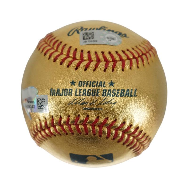 Don Mattingly New York Yankees Autographed Inscribed Gold OMLB Baseball (Fanatics)