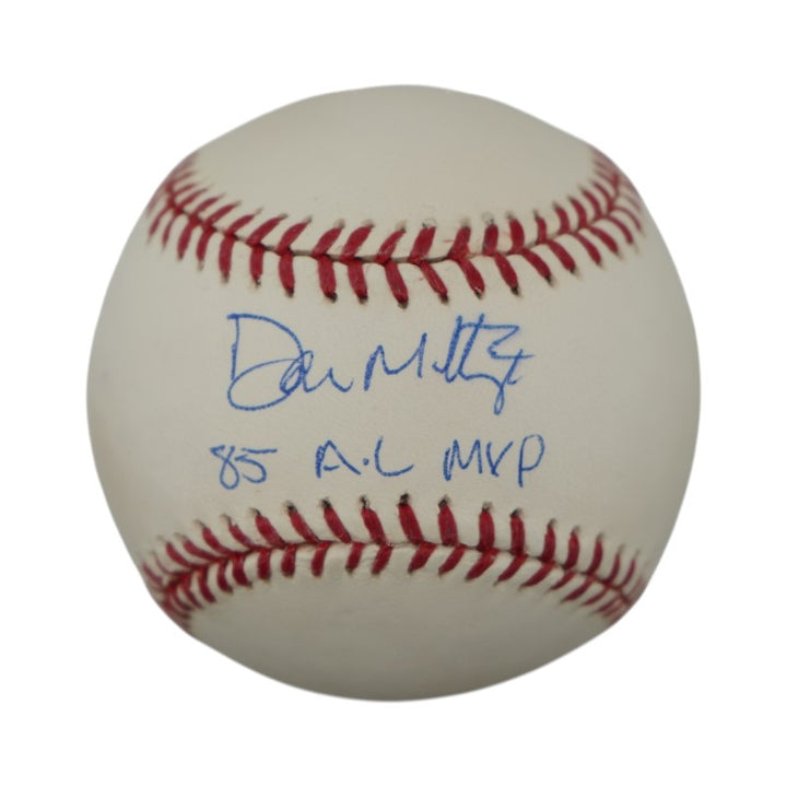 Don Mattingly New York Yankees Signed Inscribed AL MVP OMLB Baseball (Steiner)